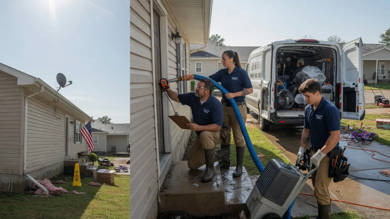Ceiling Water Damage Restoration in New Galilee, PA near me